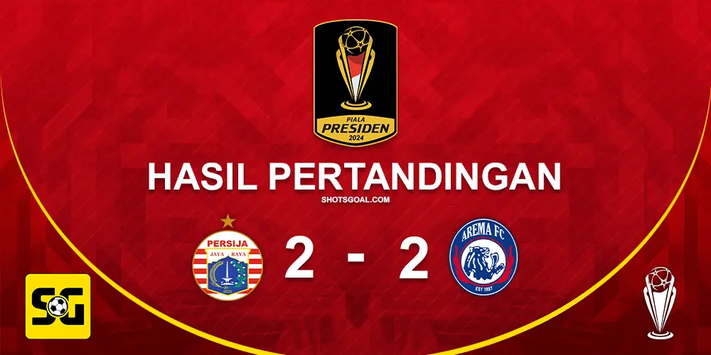 Persija 2-2 Arema